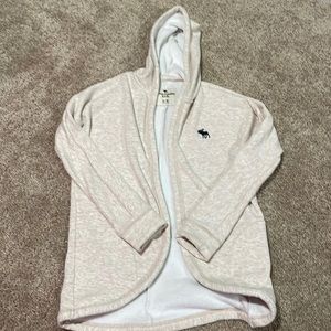 light pink cardigan/sweatshirt